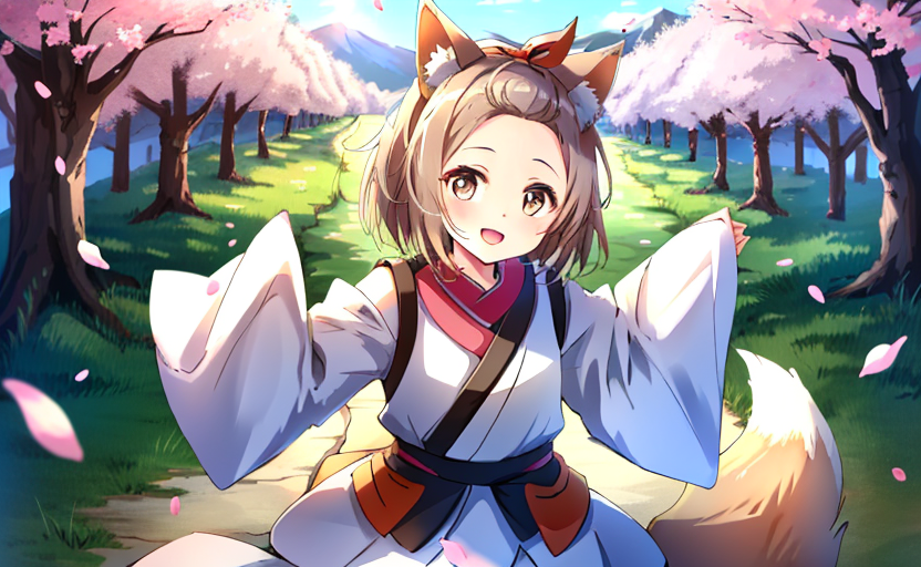 00660-2640178681-masterpieces,best quality_ ,1girl, animal_ears, brown_eyes, brown_hair, cherry_blossoms, confetti, fox_ears, full_body, open_mou.png